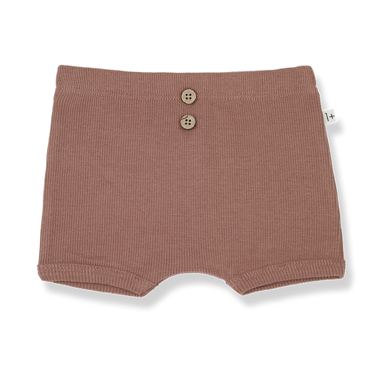 1 + IN THE FAMILY CEDAR RIBBED BUTTON BLOOMERS [Final Sale]