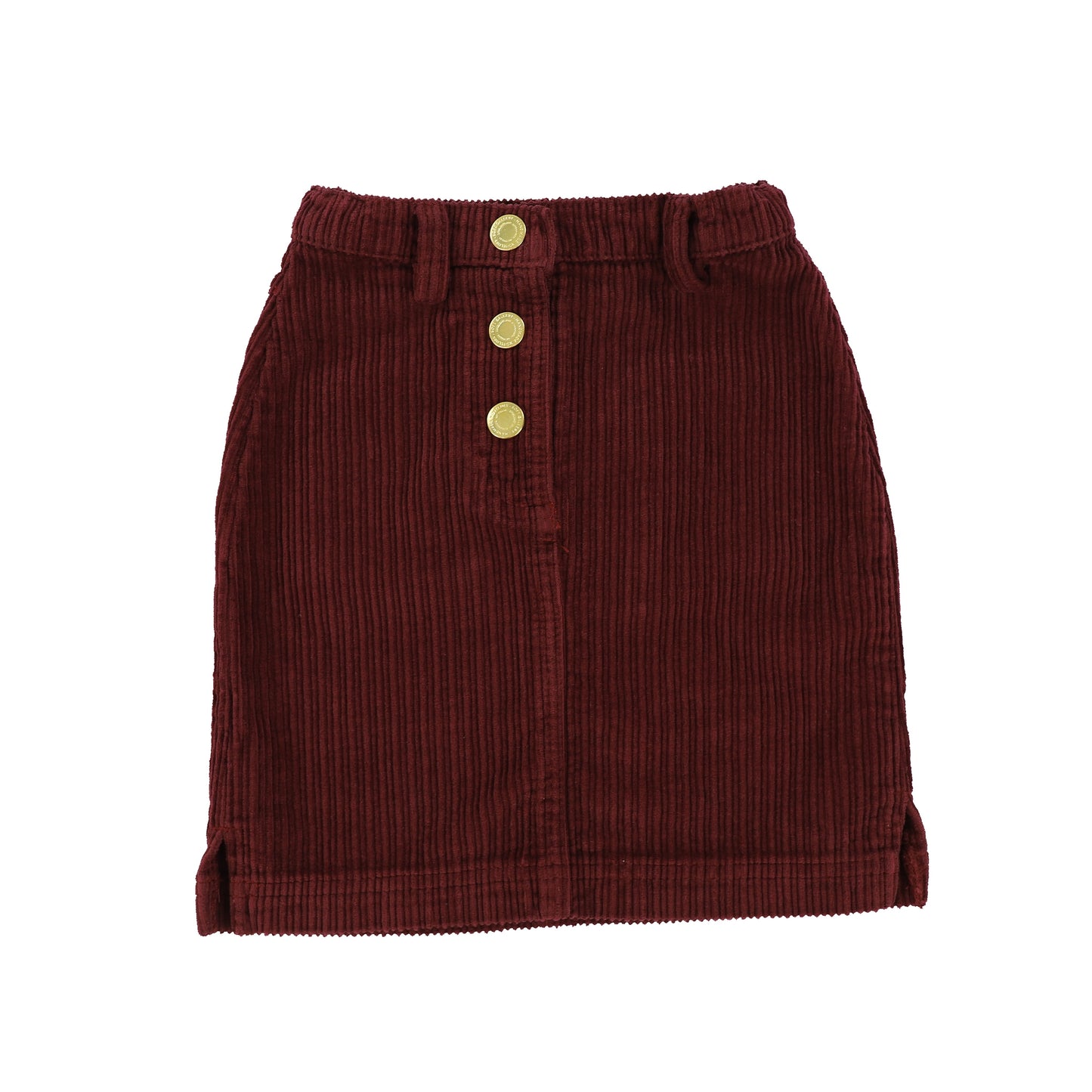 Soft Gallery Plum Corduroy Pencil Skirt [Final Sale]
