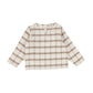 BEBE ORGANIC RUSTIC CHECKERED LONG SLEEVE SHIRT [Final Sale]