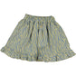 Piupiuchick Olive Zebra Print Skirt [Final Sale]