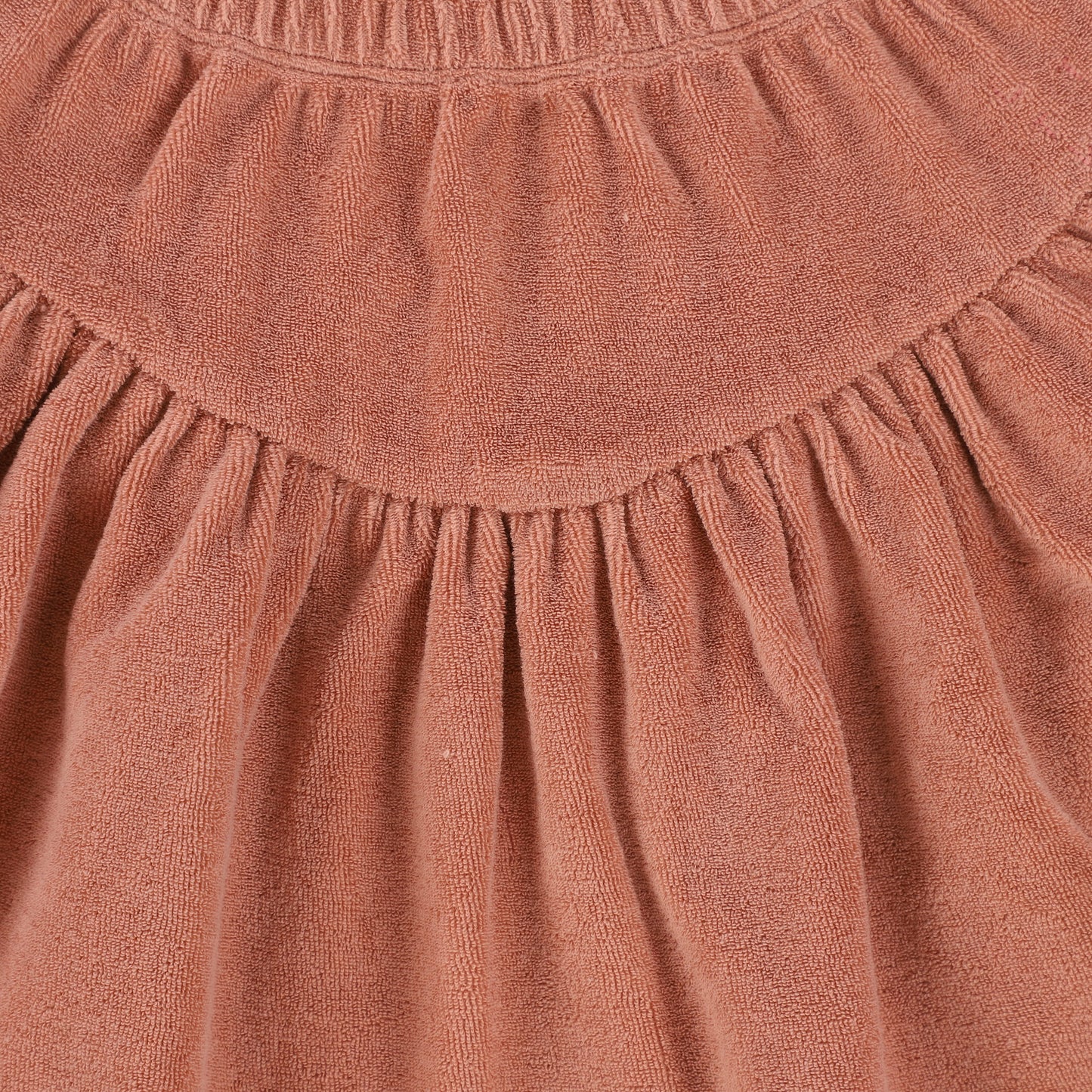 LETTER TO THE WORLD CORAL TERRY DROP WAIST SKIRT [Final Sale]