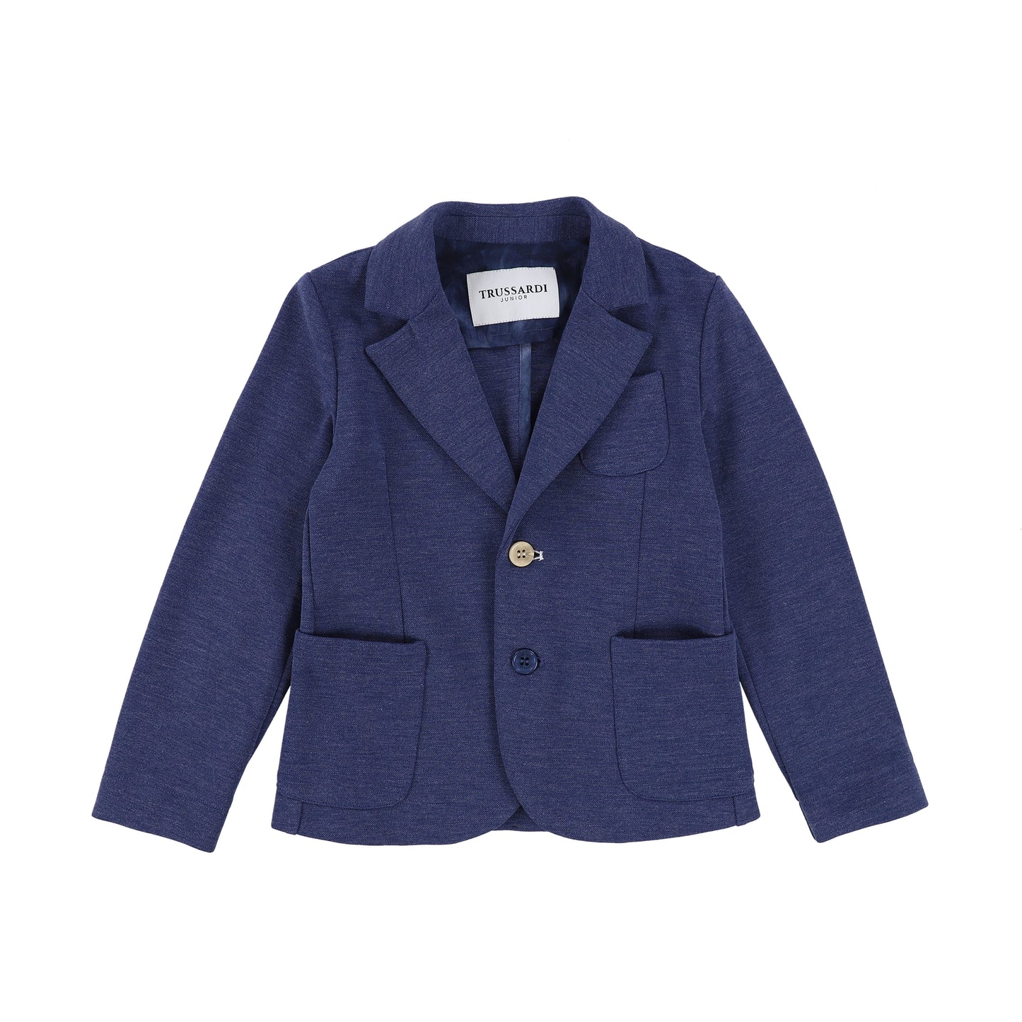 TRUSSARDI BLUE PATCH POCKET BLAZER [Final Sale]