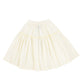 The Middle Daughter Cream Embroidered Tiered Skirt [Final Sale]