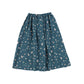 Tocoto Vintage Forest Green Floral Midi Skirt [Final Sale]