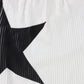 TWINSET WHITE ACCORDIAN PLEATED STAR SKIRT [Final Sale]