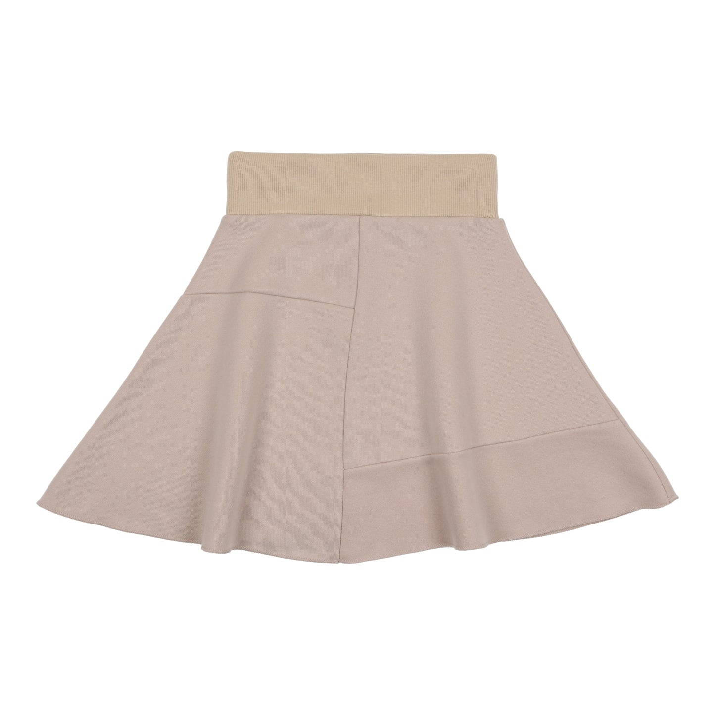 Urbani Stone Contrast Flare Sweat Skirt [Final Sale]