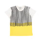 Yell Oh White Contrast Print Tee [Final Sale]