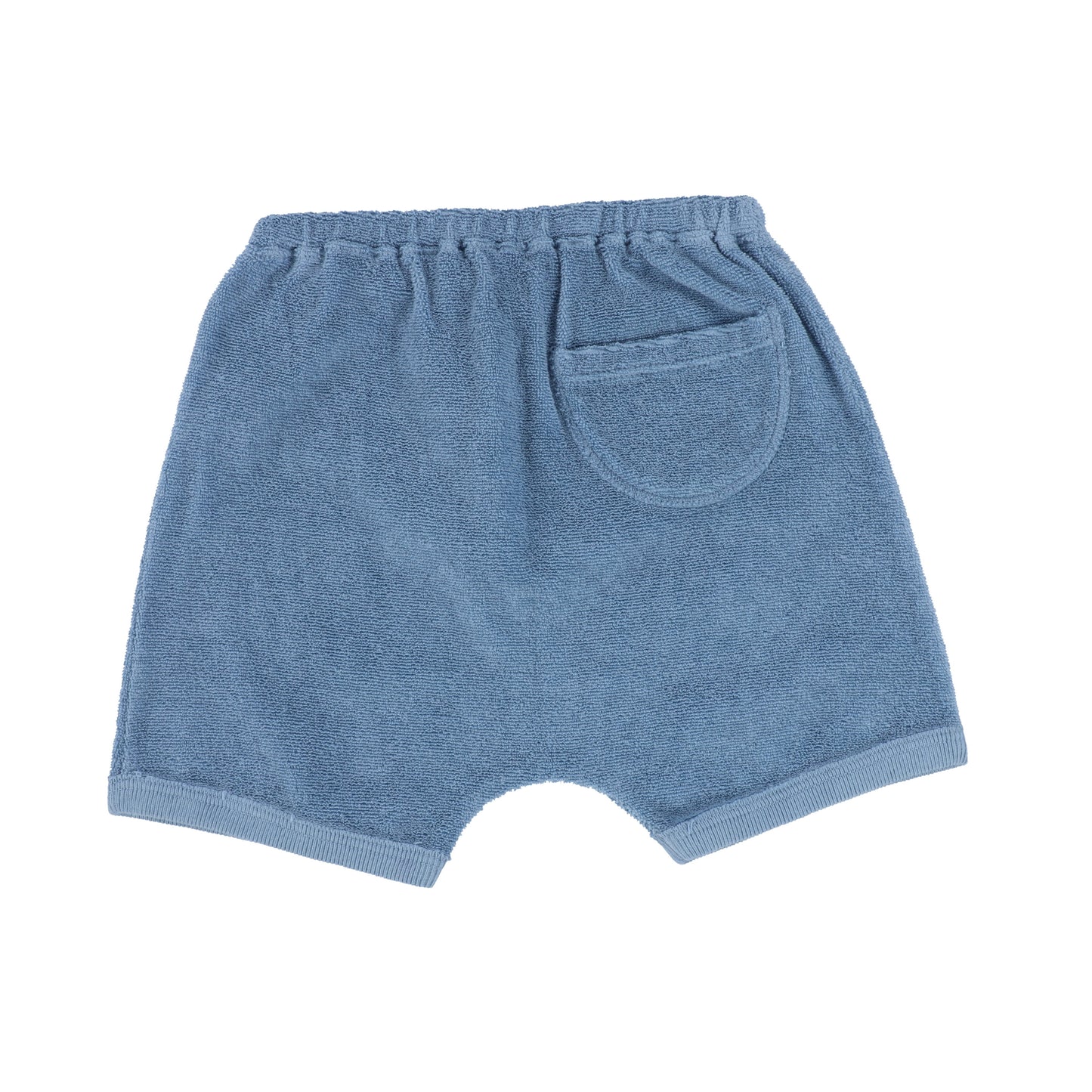 Zhoe & Tobiah Dusty Blue Terry Shorts [Final Sale]