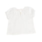 Zhoe & Tobiah White Gauze Embroidered Top [Final Sale]